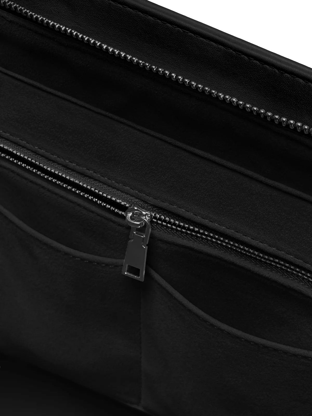 "Catrinelle" - Black Interior - Leather Handbag - Image 10